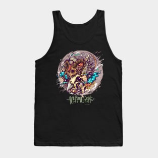 Goat skull T-Shirt and Aves Syndrome illustration. Tank Top